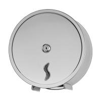 Distributore carta igienica Brinox per rotoli Mini Jumbo da 200 mt 26 x 12,7 x 26,5 cm acciaio inox Medial 105001 - 12878