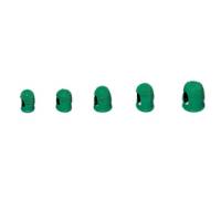 Ditali Laufer diametro 1,7 cm caucciu verde - 12939