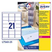 Etichette adesive L7560 in poliestere laser permanenti 63,5 x 38,1 mm - 12629