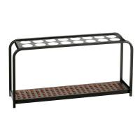 Portaombrelli Multi 16 posti 100,2 x 26 x 52,5 cm nero acciaio Medial MI714029 - 11540