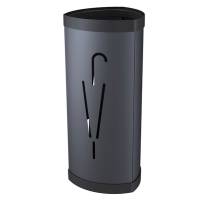 Portaombrelli diametro 26 cm H 60 cm metallo nero - 11541