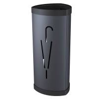 Portaombrelli diametro 26 cm H 60 cm metallo nero Alba - 11541