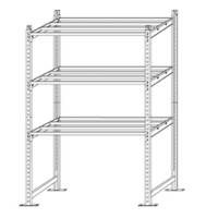 Scaffale Rang Eco180 modulo base 5 ripiani portata ripiano 180 kg acciaio - 12153