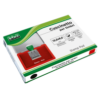 Cuscinetto per timbri - 12,5 x 8,5 cm - rosso - Lebez - 1481-R - 8007509148167 - DMwebShop