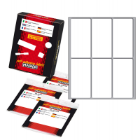Etichetta adesiva permanente rettangolare - 73 x 37 mm - 6 etich. per foglio - 10 fogli per busta - bianco - conf. 25 pezzi - Markin - 10048 - 8007047037824 - DMwebShop