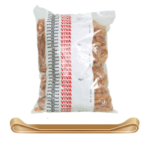 Elastico fettuccia - Ø 15 cm x 8 mm - sacco da 1 kg - caucciu' - avana - Viva - G8X150B - 8014035000753 - DMwebShop