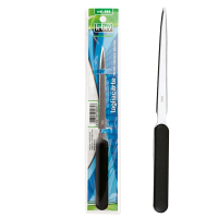 Tagliacarte in acciaio - lunghezza 19 cm - impugnatura in ABS - Lebez 084