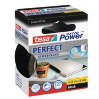 Nastro adesivo telato XP Perfect - 38 mm x 2,7 mt - nero - Tesa - 56343-00034-04 - 4042448044150 - DMwebShop