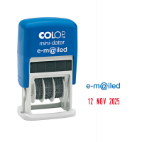 Timbro Mini Dater S160/L1 Datario + EM@ILED - 4 mm - autoinchiostrante - Colop - S160/L4 - 9004362336693 - DMwebShop