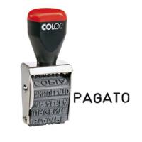 Timbro 04000/W Polinomio - 12 diciture 4 mm - Colop - 04000WBLS - 9004362302490 - DMwebShop