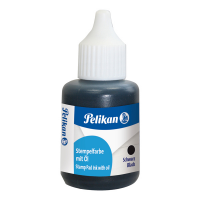 Inchiostro per timbri in metallo - con olio - 30 ml - nero - Pelikan 351353