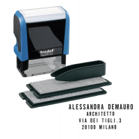Timbro Printy Typo 4.0 autocomponibile - 58 x 22 mm - 5 righe - Trodat - 43146. - 9008056431466 - DMwebShop