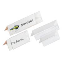 Portanome da tavolo Prisma - 30 x 5 cm - conf. 5 pezzi - Sei Rota - 318070 - 8004972001296 - DMwebShop