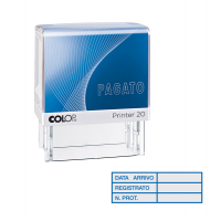 Timbro Printer 20/L G7 - DATA ARRIVO... - autoinchiostrante - 14 x 38 mm - Colop - PRINTER.20/L3 - 9004362434337 - DMwebShop