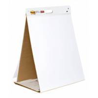 Blocco-Lavagna da tavolo Super Sticky autoportante - 20 fogli - in carta riciclata - 58,4 x 50,8 cm - bianco - Post-it - 7100171586 - 21200596384 - DMwebShop