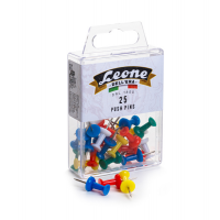 Spilli cartografici Leone Color - a clessidra - colori assortiti - conf. 25 pezzi - Leone dell'era - APPU - 8007979008930 - DMwebShop
