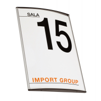 Targa da parete Arkos - 10 x 10 cm - profilo silver - Studio T - 1431031 - 8595578356038 - DMwebShop