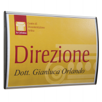 Targa da parete Arkos - 10 x 15 cm - profilo silver - Studio T - 1431032 - 8595578323122 - DMwebShop