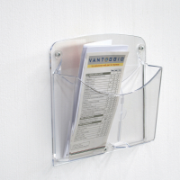 Portariviste da parete Ice - 2 tasche 1/3 A4 - set 2 pezzi - Tecnostyl - IC002 - 8010026003727 - DMwebShop