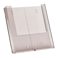 Portadepliant da parete - tasca A4 - trasparente - Studio T - 1002051 - 50843A - DMwebShop