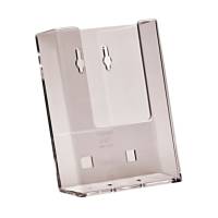 Portadepliant da parete - tasca 1/3 A4 - trasparente - conf. 10 pezzi - Studio T - 1002079 - DMwebShop