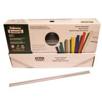 Dorsetti tondi per rilegatura - 3 mm - trasparente - scatola 50 pezzi - Fellowes - D103TN - 8015687018431 - DMwebShop