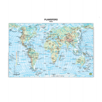 Carta geografica Mondo - scolastica - plastificata - 297 x 420 mm - conf. 20 pezzi - Belletti - BS02P - 9788881462919 - DMwebShop