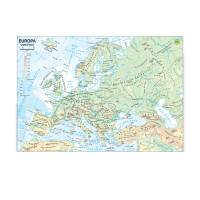 Carta geografica Europa - scolastica - plastificata - 297 x 420 mm - conf. 20 pezzi - Belletti - BS03P - 56944A - DMwebShop