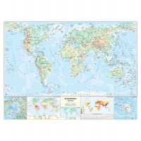 Carta geografica Mondo - scolastica - murale - Belletti - MS02PL - 9788881462681 - DMwebShop