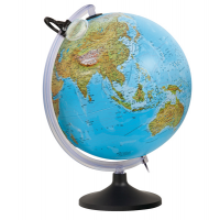 Globo geografico a rilievo illuminato Uranio - Ø 30 cm - Tecnodidattica - 0333URFGITLNTL46 - 8000623000700 - DMwebShop