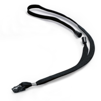 Cordoncino per portabadge tessuto nero - 44 x 1 cm - conf. 10 pezzi - Durable - 8119-01 - 4005546800042 - DMwebShop