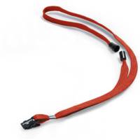 Cordoncino per portabadge tessuto rosso - 44 x 1 cm - conf. 10 pezzi - Durable - 8119-03 - 4005546800059 - DMwebShop