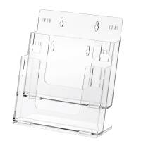 Portadepliant componibile - da banco e parete - 2 tasche A4 - conf. 2 pezzi - Lebez - 5027 - 8007509050279 - DMwebShop