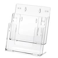 Portadepliant componibile - da banco e parete - 2 tasche A4 - conf. 2 pezzi - Lebez - 5027 - 8007509050279 - DMwebShop