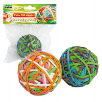 Elastici - Ø 5 cm - colori assortiti - sfera da 200 elastici - Lebez - 50900. - 8007509080610 - DMwebShop