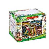 Elastici - misura e colori assortiti - scatola da 500 gr - gomma - Lebez - 50500. - 8007509036600 - DMwebShop