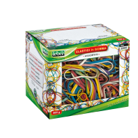 Elastici - misura e colori assortiti - scatola da 500 gr - gomma - Lebez - 50500. - 8007509036600 - DMwebShop