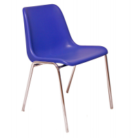 Sedia attesa Esse - senza braccioli - acciaio-PPL - blu - Unisit - ESC/B - 8050043740182 - DMwebShop