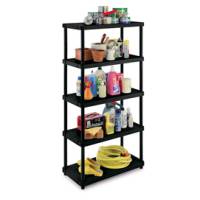 Scaffale 4080/5 - PPL - 5 ripiani - 80 x 40 x 173,4 cm - nero - Terry - 1001895 - 8005646012518 - DMwebShop