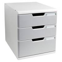 Cassettiera Modulo A4 - 28,8 x 32 x 35 cm - 3 cassetti - grigio-granito - Exacompta - 325041D - 9002493422377 - DMwebShop