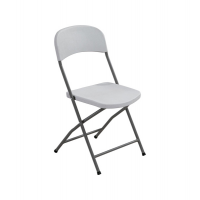 Sedia pieghevole - 43 x 43 x 83 cm - polietilene-acciaio verniciato - bianco - Serena Group - CD40 - 8032937533841 - DMwebShop