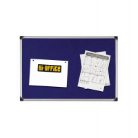 Pannello Maya Felt Board - feltro blu - 60 x 90 cm - Bi-office