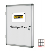 Bacheca per interni - fondo bianco magnetico - 6 fogli - A4 - orizzontale - Bi-office - VT620109150 - 5603750529156 - DMwebShop