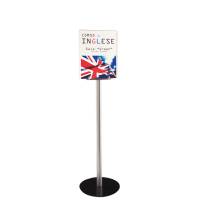 Piantana segnaletica - A4 - 32 x 126 cm - verticale - Tecnostyl - MB08 - 8010026007466 - DMwebShop
