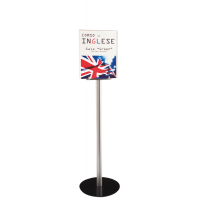 Piantana segnaletica - A4 - 32 x 126 cm - verticale - Tecnostyl - MB08 - 8010026007466 - DMwebShop