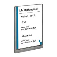 Targa per porte-pareti Click Sign - 21 x 29,7 cm - A4 - Durable - 4867-37 - 4005546405568 - DMwebShop