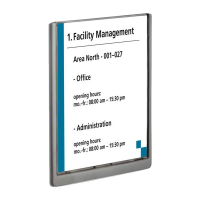 Targa per porte-pareti Click Sign - 21 x 29,7 cm - A4 - Durable 4867-37