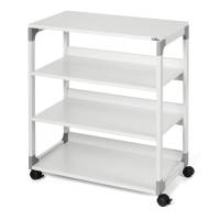 Mobile-carrello Multifunzione System 88 - 75 x 43,2 x 87,9 cm - 4 ripiani - con ruote - grigio - Durable - 3711-10 - 4005546301846 - DMwebShop