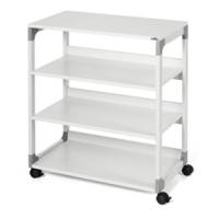 Mobile-carrello Multifunzione System 88 - 75 x 43,2 x 87,9 cm - 4 ripiani - con ruote - grigio - Durable - 3711-10 - 4005546301846 - DMwebShop