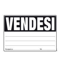Cartello Vendesi - 24 x 33 cm - colori assortiti - Edipro E9202